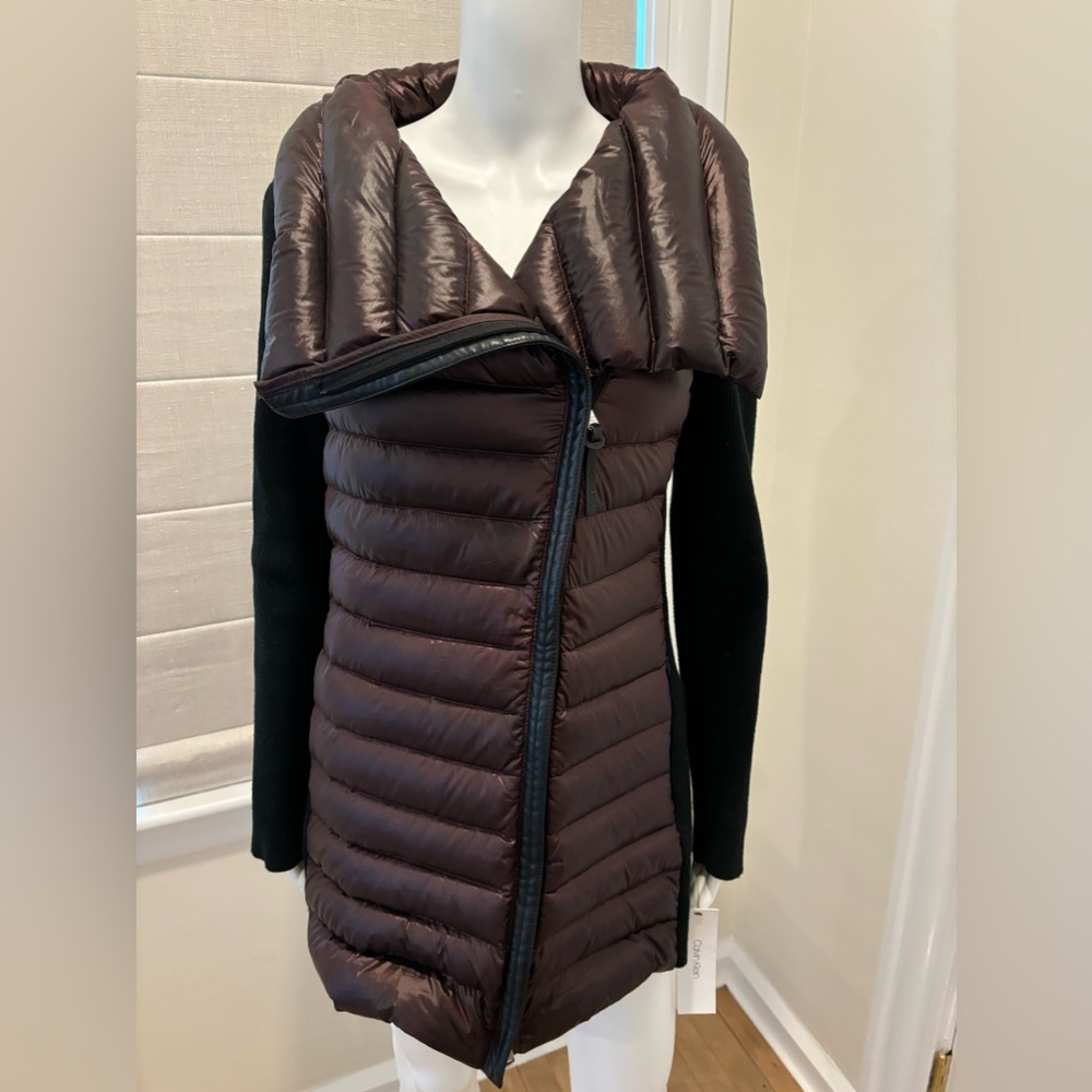 Calvin Klein Performance Winter Coat With Sweater Sleeves
